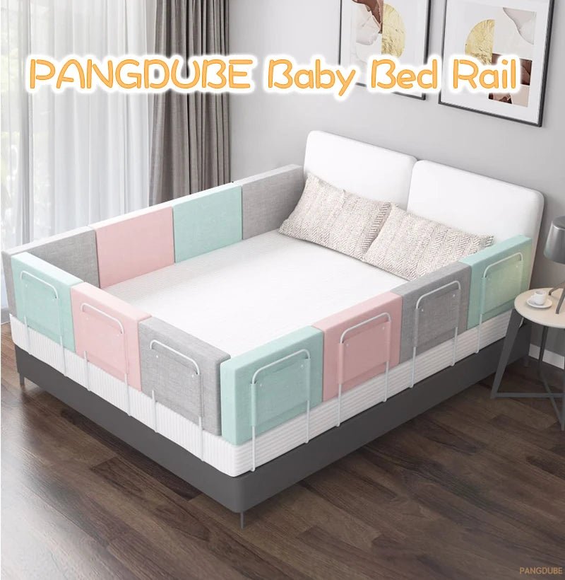Barrière de Lit Enfant Anti-Chute 47cm – Garde-Corps Sécurité Lit Bébé Pliable Voyage