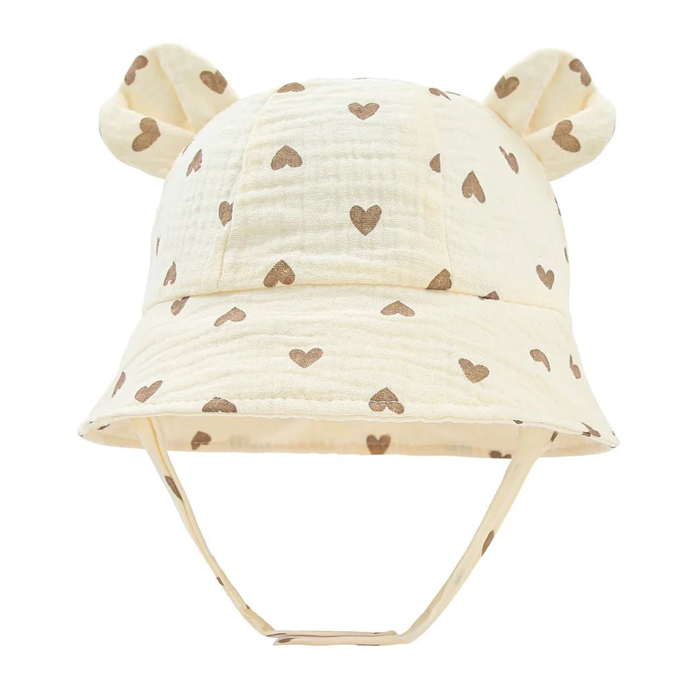 Bob bébé mousseline — Chapeau Panama Coton Doux Été | Fille & Garçon 0-3 Mois à 12 Mois