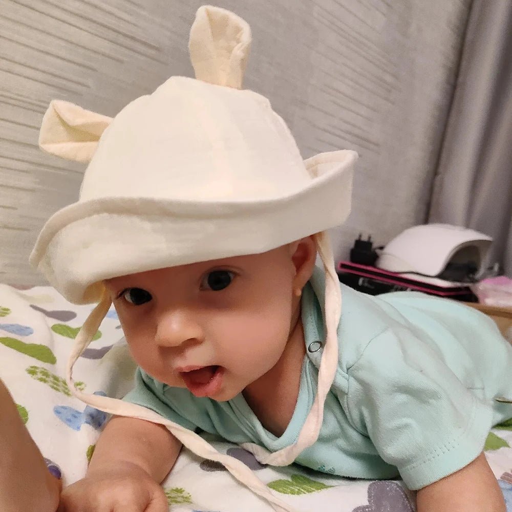 Bob bébé mousseline — Chapeau Panama Coton Doux Été | Fille & Garçon 0-3 Mois à 12 Mois