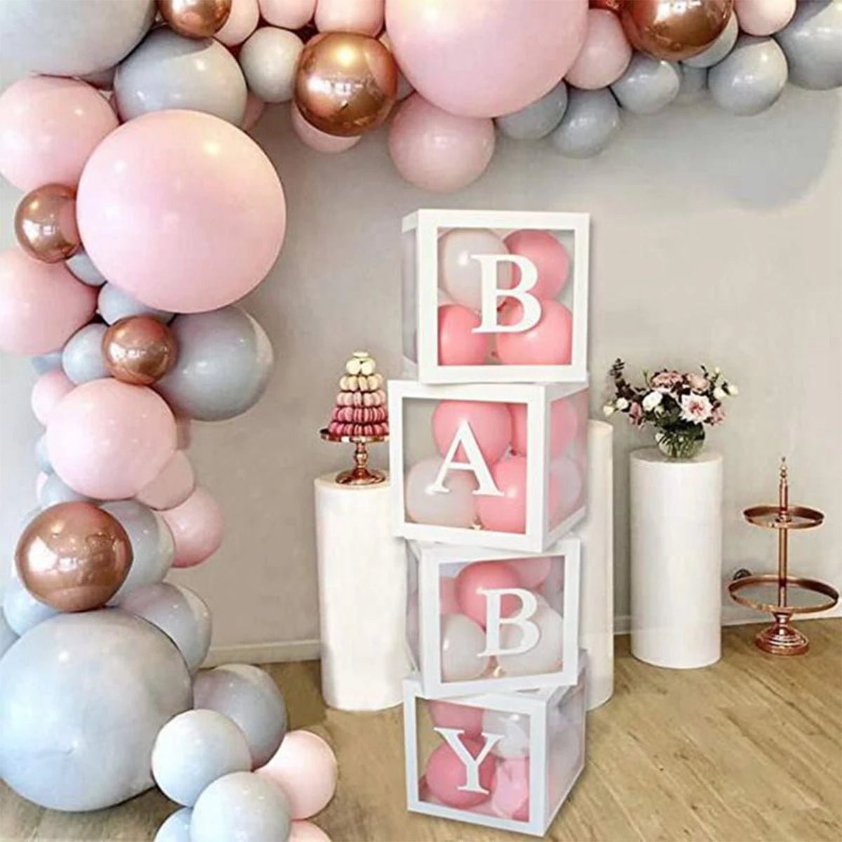 Baby Surprise Balloon Box – Baby Shower, 1st Birthday & Gender Reveal Decorations for Boys and Girls