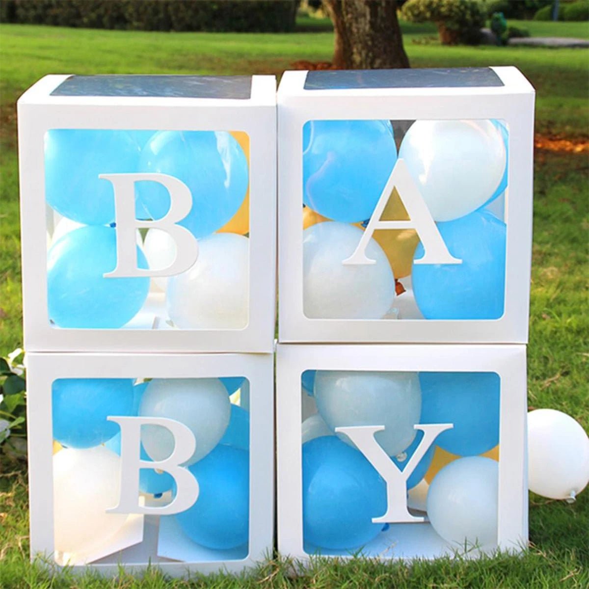 Baby Surprise Balloon Box – Baby Shower, 1st Birthday & Gender Reveal Decorations for Boys and Girls