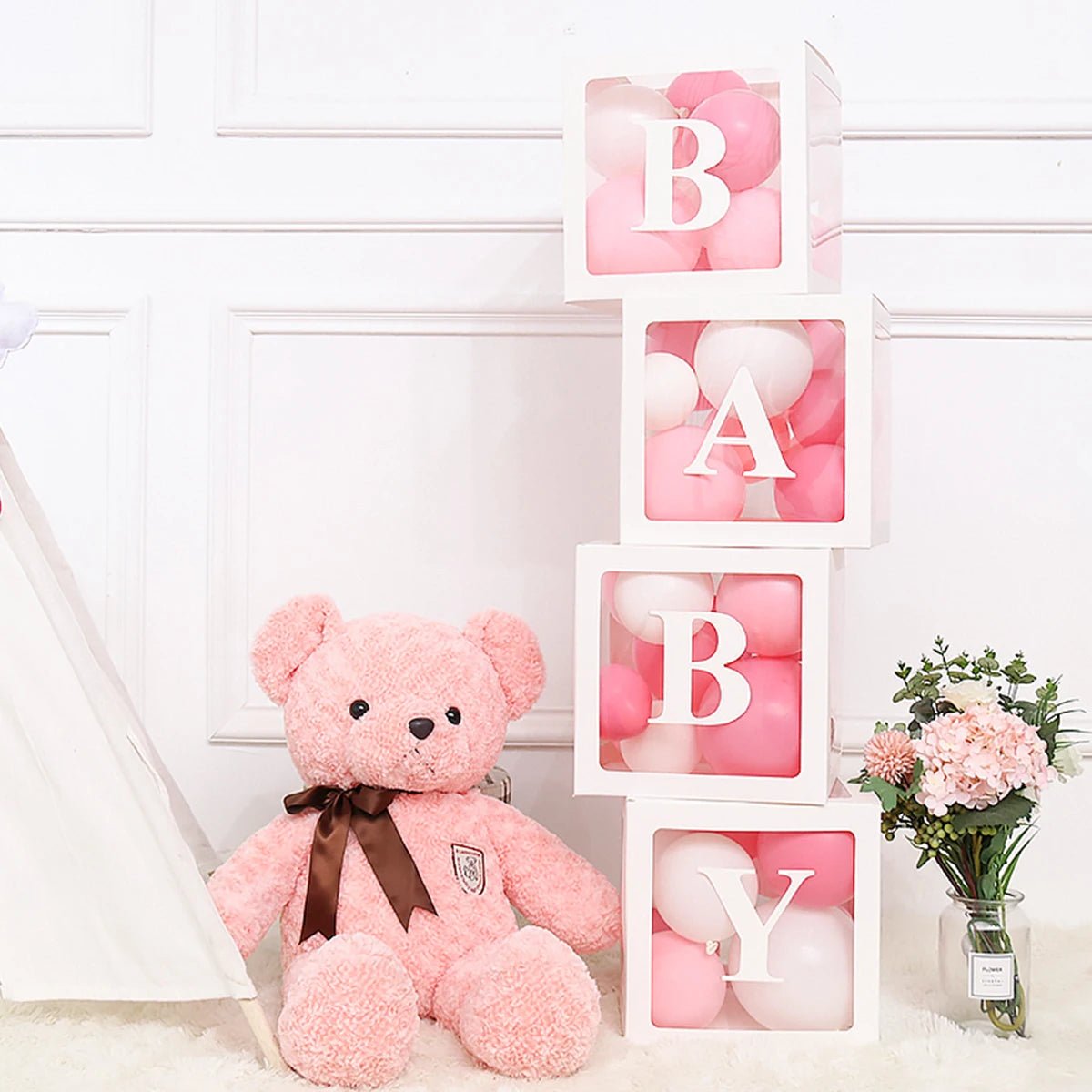 Baby Surprise Balloon Box – Baby Shower, 1st Birthday & Gender Reveal Decorations for Boys and Girls