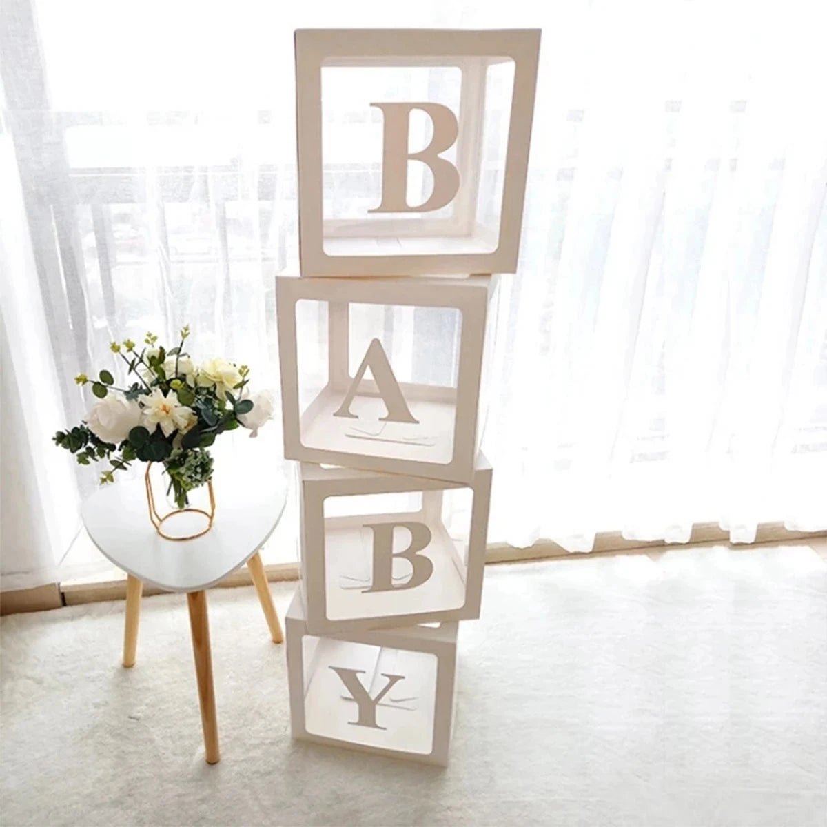 Baby Surprise Balloon Box – Baby Shower, 1st Birthday & Gender Reveal Decorations for Boys and Girls