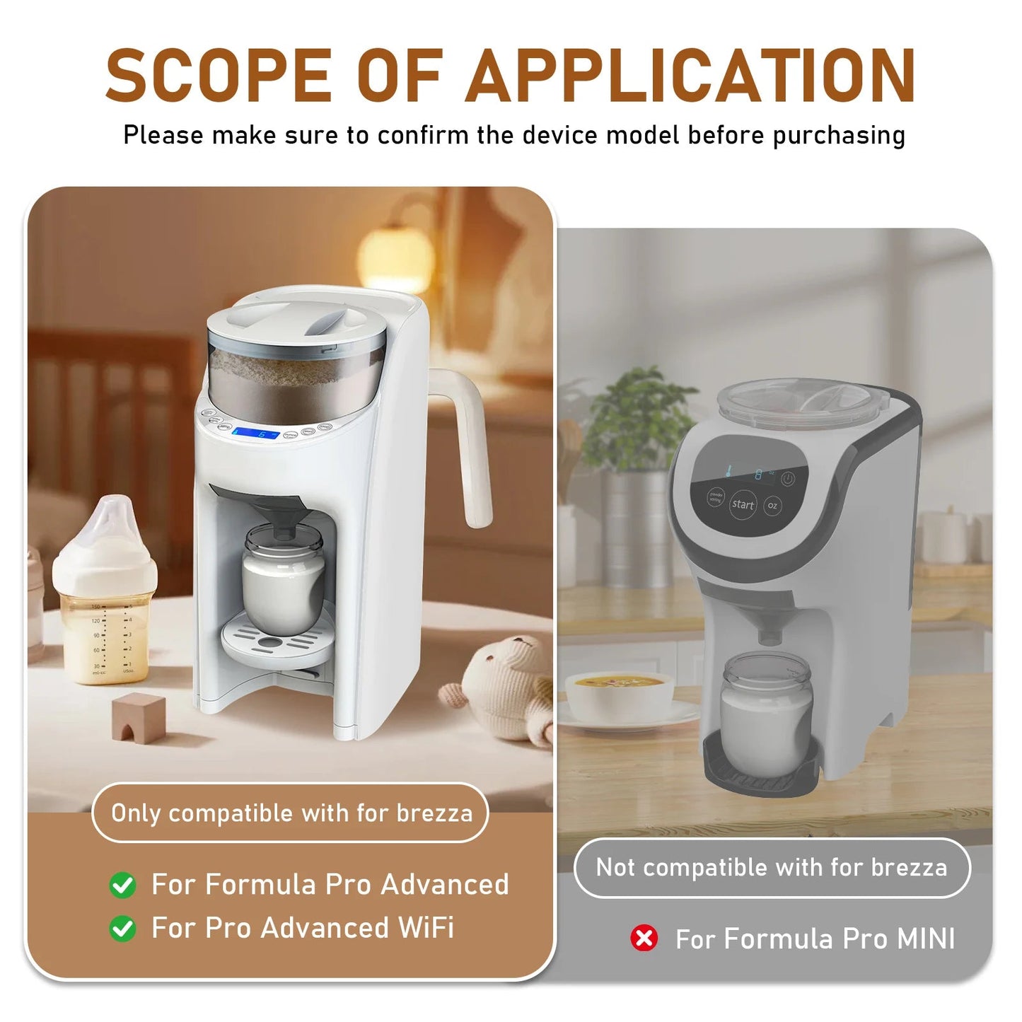 Boîte Doseuse Lait Bébé – Distributeur Lait Poudre Biberon Lavable Lave-Vaisselle