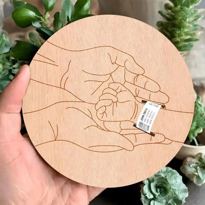 Boîte Souvenir Bébé Personnalisée Prénom Gravé – Accessoire Photo Nouveau-Né & Cadeau Naissance Original