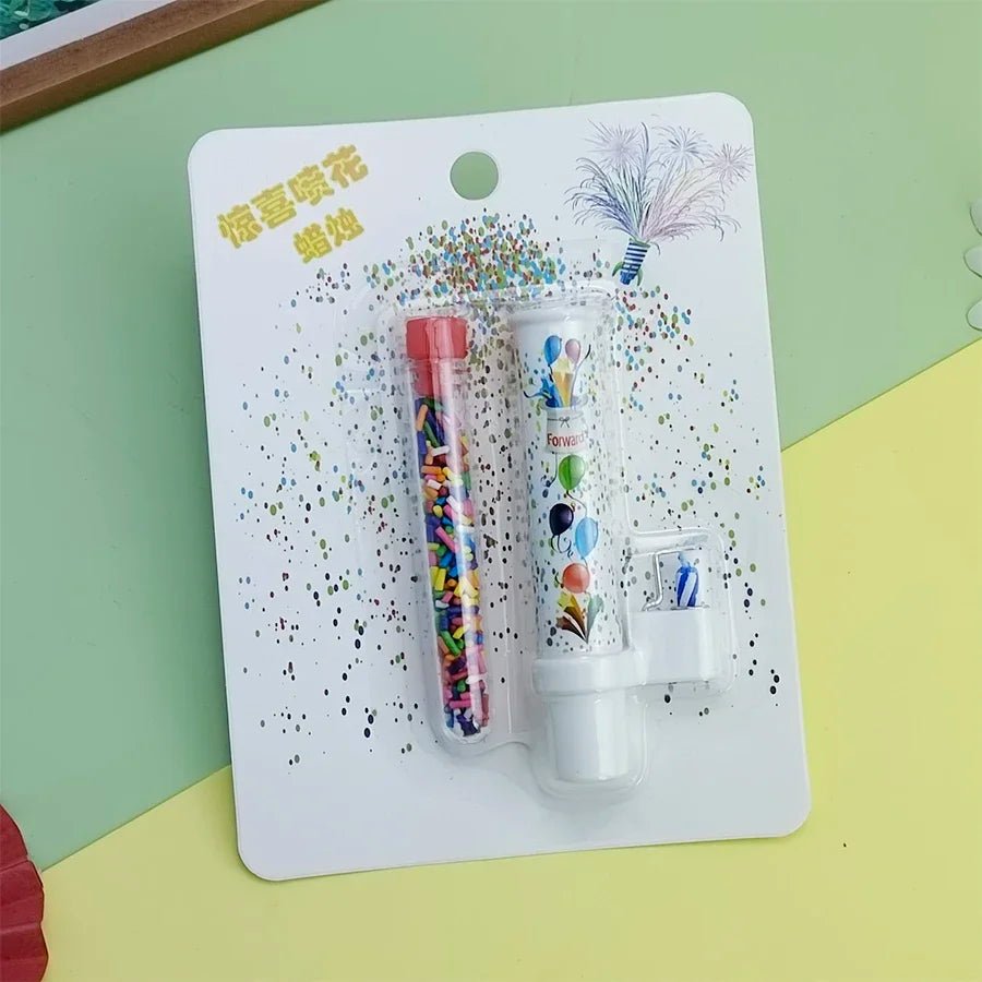 Bougie Pop-Up Magique Anniversaire – Lancement Automatique Bonbons Réutilisable Enfant & Adulte