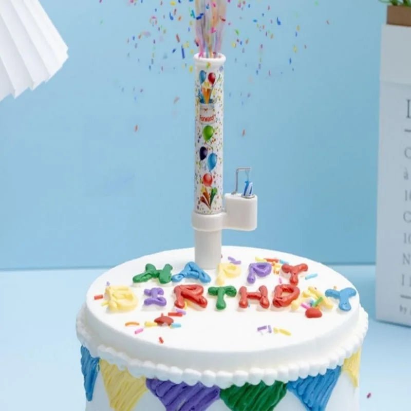 Bougie Pop-Up Magique Anniversaire – Lancement Automatique Bonbons Réutilisable Enfant & Adulte