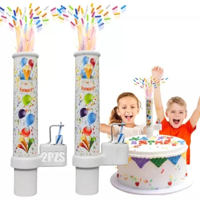 Bougie Pop-Up Magique Anniversaire – Lancement Automatique Bonbons Réutilisable Enfant & Adulte
