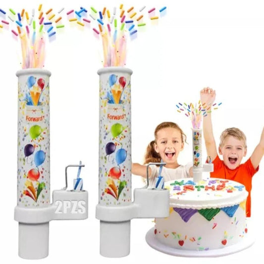 Bougie Pop-Up Magique Anniversaire – Lancement Automatique Bonbons Réutilisable Enfant & Adulte