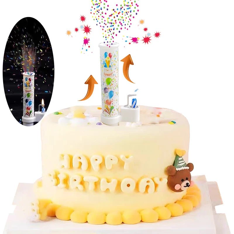 Birthday Surprise Candle Catapult Candies – Original Cake Decoration for Kids & Adults