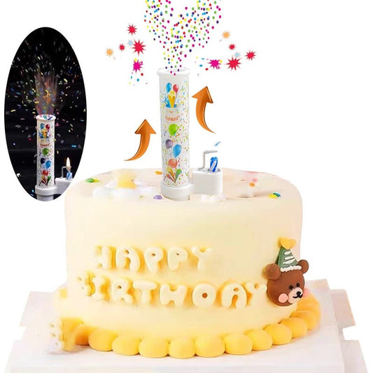 Birthday Surprise Candle Catapult Candies – Original Cake Decoration for Kids & Adults