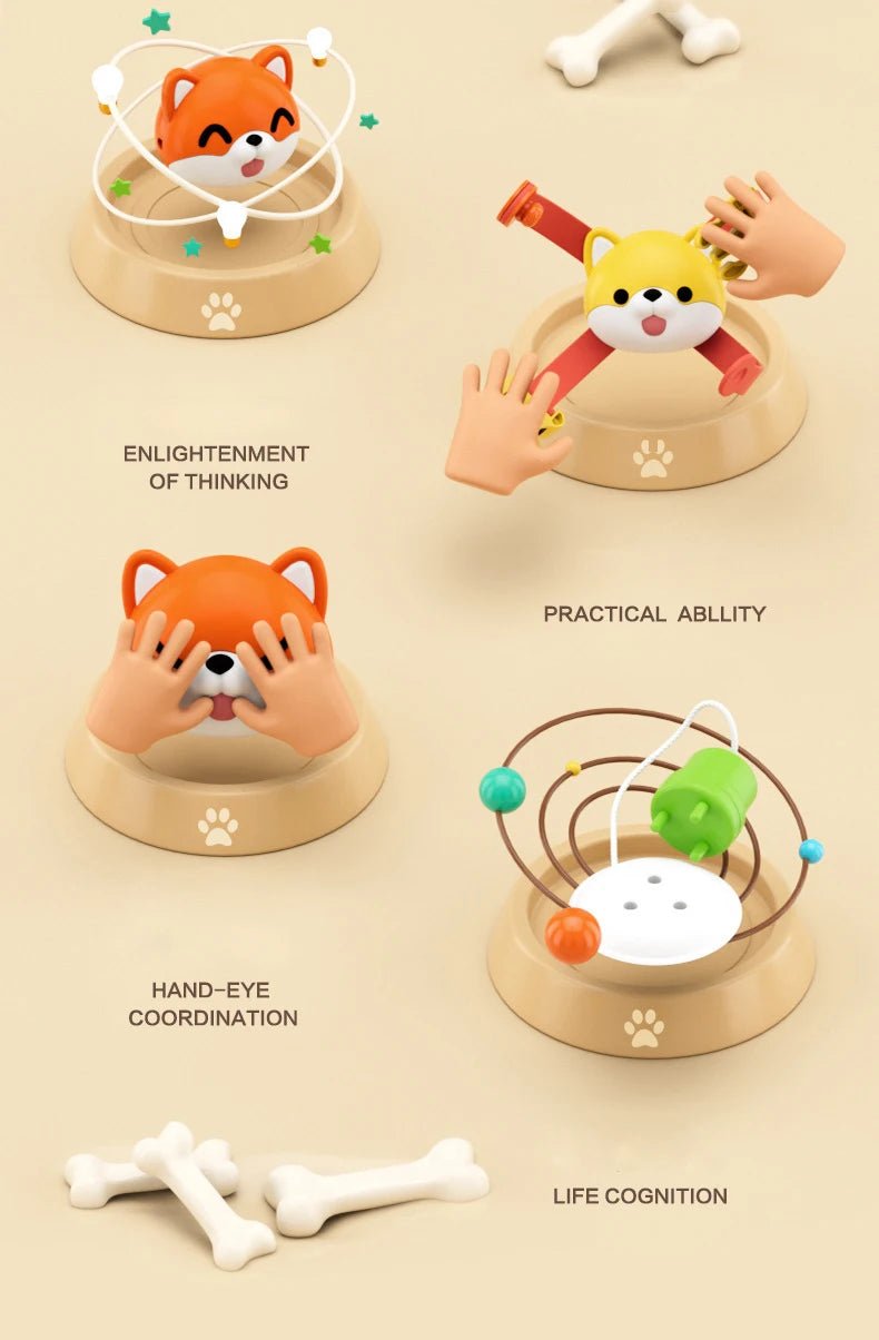 Busy Board Cube Montessori Bébé – Jouet Éducatif Sensoriel Motricité Fine | 5 Modèles | Voyage