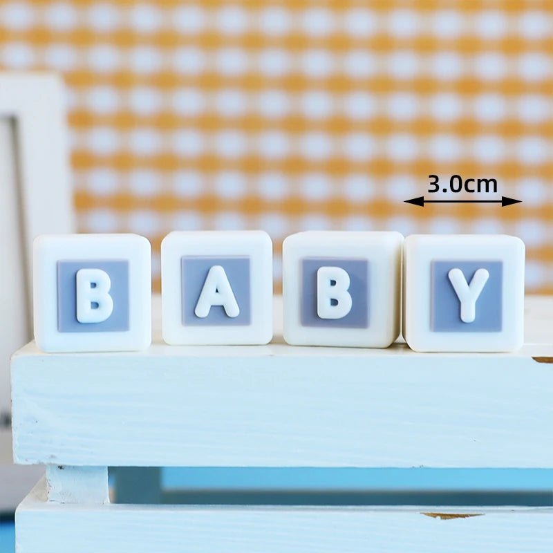 3D Baby Bear Cake Topper – Baby Shower, 1st Birthday & Gender Reveal Boy Girl Cake Decoration