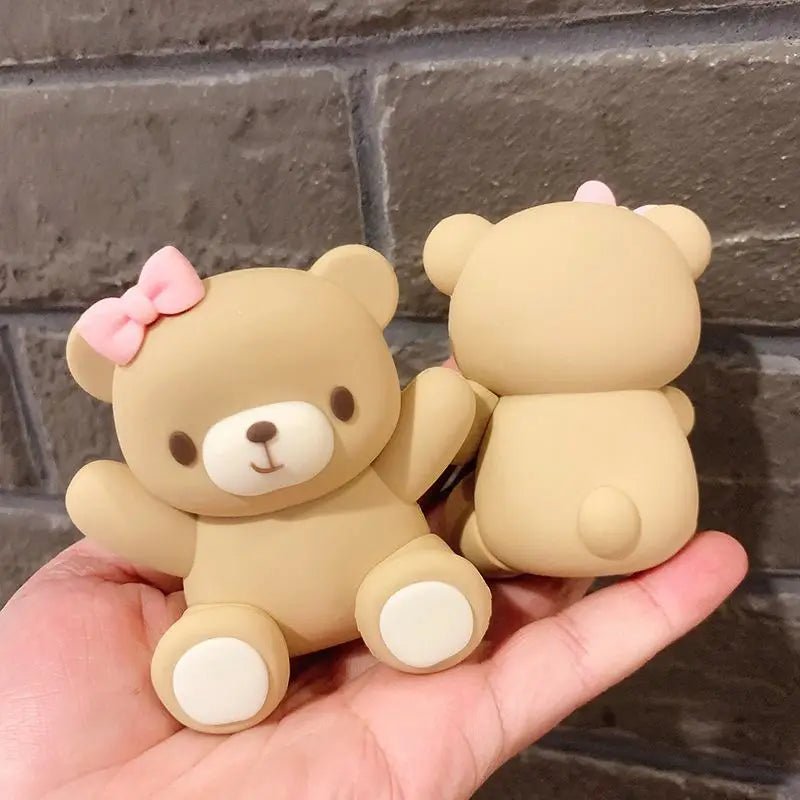 Pink & Blue Bear Cake Topper – Cake Decoration for Baby Shower, Children's Birthday & Wedding