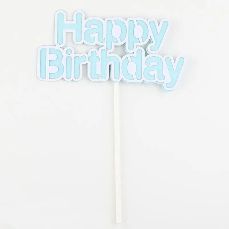 Pink & Blue Bear Cake Topper – Cake Decoration for Baby Shower, Children's Birthday & Wedding