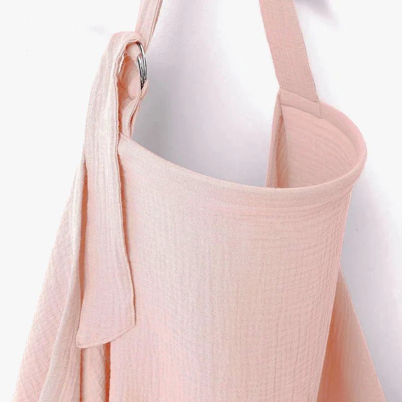 Cape d'Allaitement Mousseline 100% Coton – Tablier Couverture Respirante Discrète | Poussette & Siège Auto