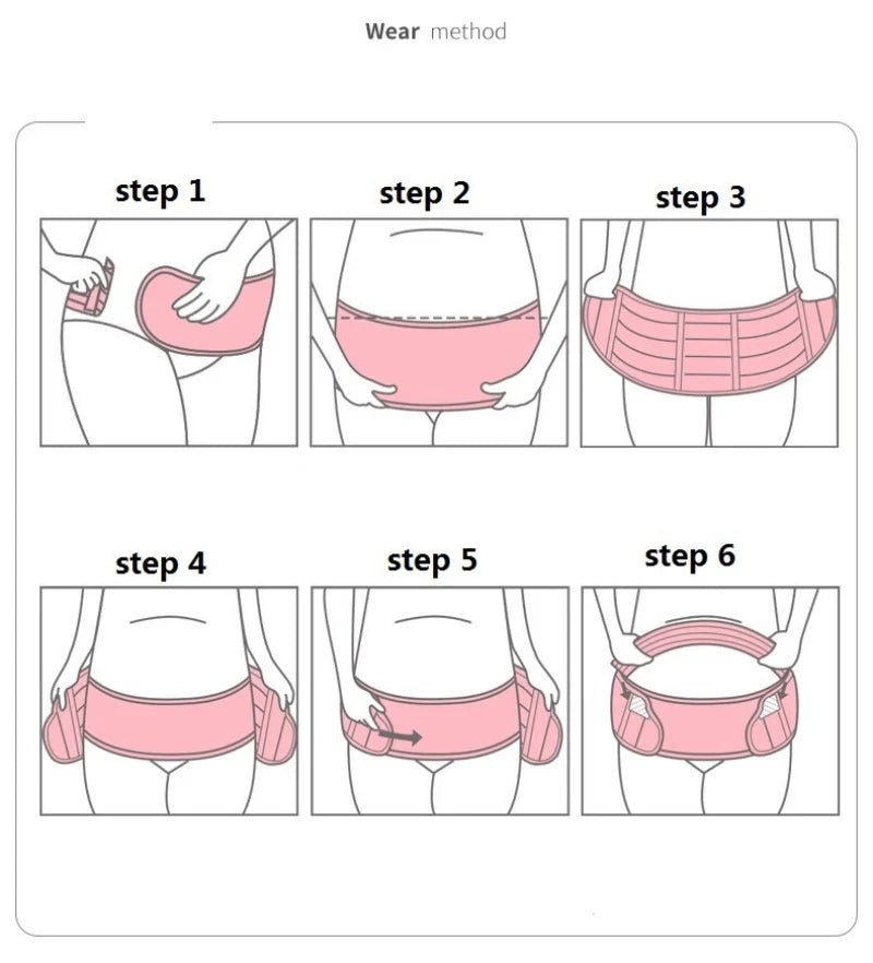 Ceinture de Soutien Lombaire Grossesse – Bandage Prénatal Ventre & Dos | Femme Enceinte