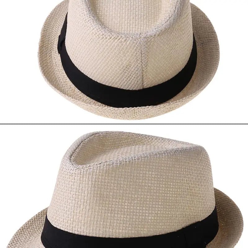 Chapeau paille duo maman bébé — Lot 2 Chapeaux Artisanaux Assortis Parent-Enfant | Plage & Vacances