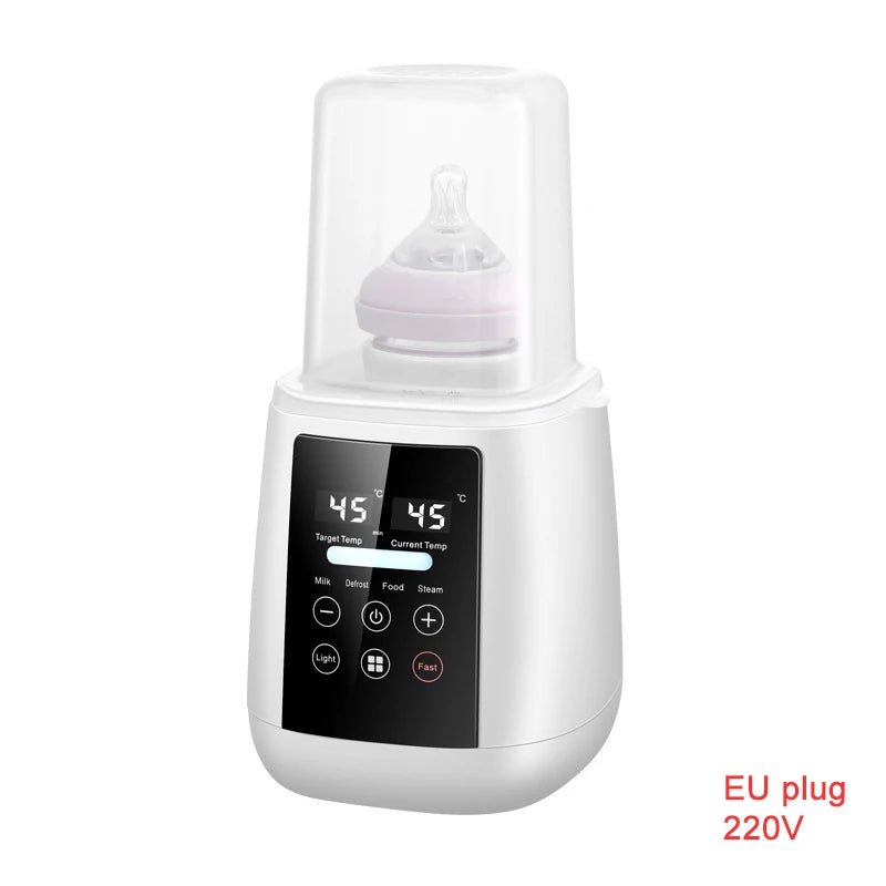 Chauffe-Biberon Stérilisateur 6 en 1 – Chauffe Lait Maternel Multifonction Contrôle Température LCD
