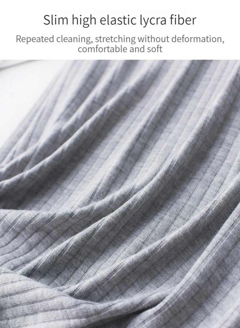 Chemise de Nuit Maternité Allaitement — Modal Doux, Pyjama Grossesse Ample Femme