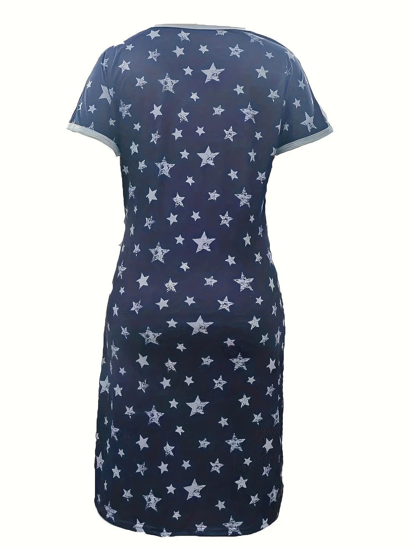 Chemise de Nuit Maternité Allaitement — Modal Doux, Pyjama Grossesse Ample Femme