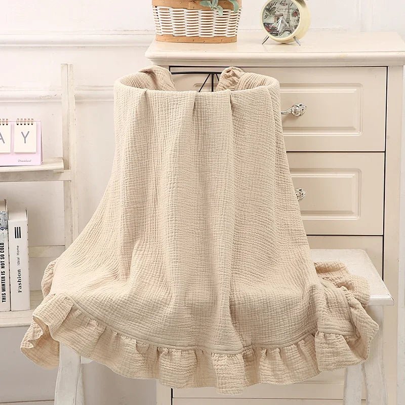 Couverture Bébé Mousseline Coton – Lange Emmaillotage Nouveau-Né Doux
