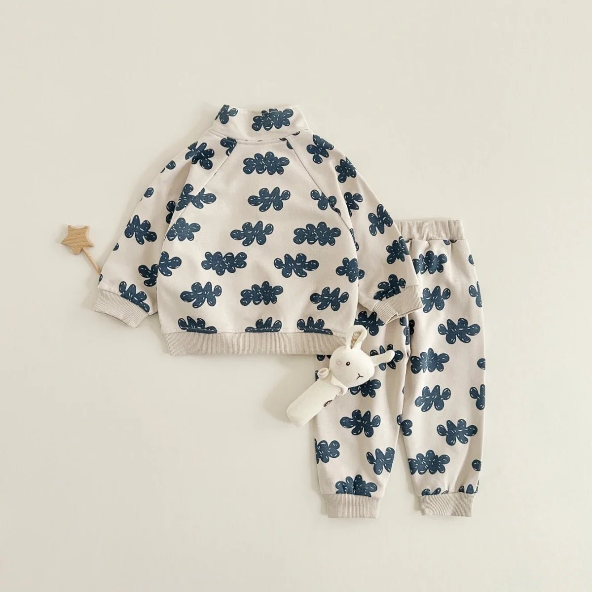 Ensemble Automne Bébé 2 Pièces — Sweatshirt Manches Longues & Jogging, Unisexe 9M-4 Ans