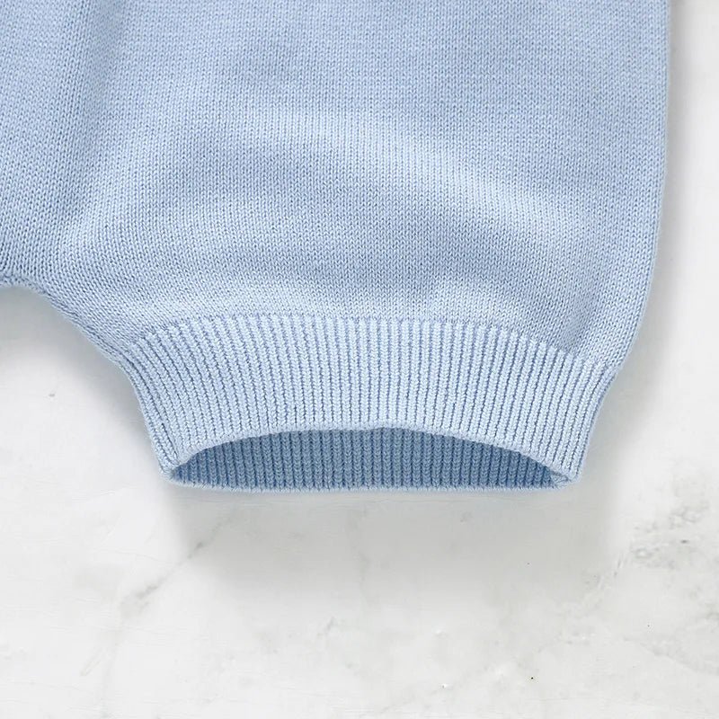 Ensemble Bébé Garçon Été T-shirt & Short Tricoté 100% Coton – 3-18 Mois