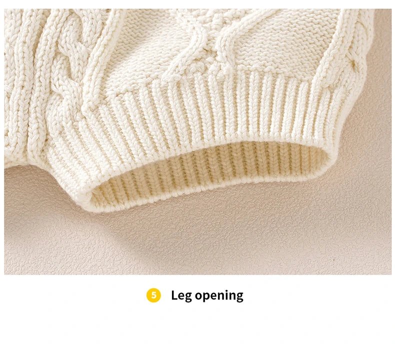Ensemble Tricot Bébé 2 Pièces — Cardigan Coton Manches Longues & Pantalon, Unisexe 0-18 Mois