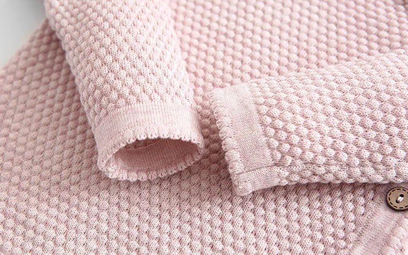 Ensemble Tricot Bébé Pyjama 2 Pièces — Pull Coton Boutonné & Pantalon, Unisexe 0-3M à 2-3 Ans
