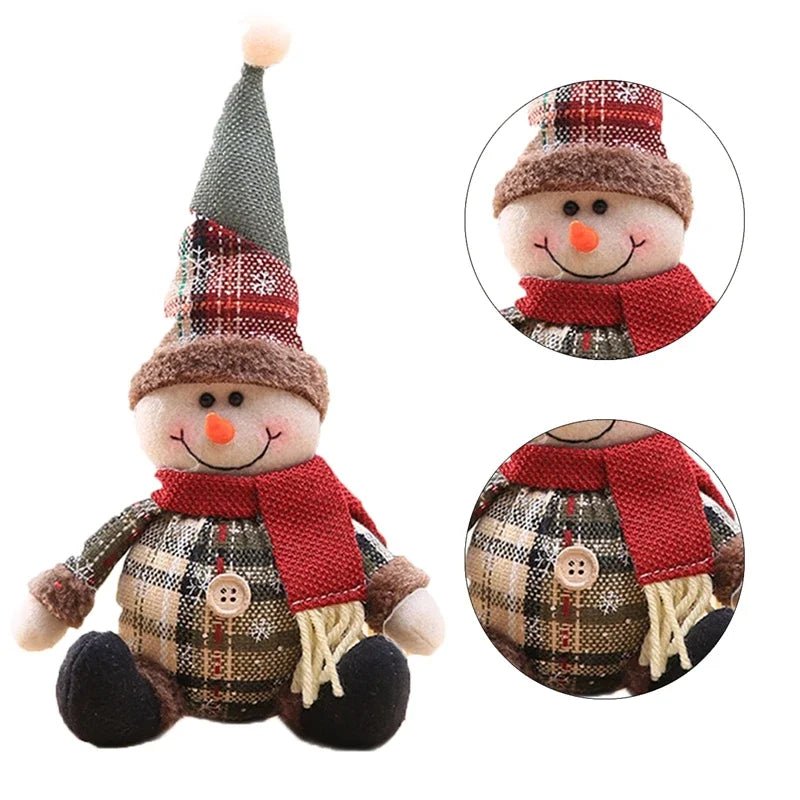 Figurine Père Noël Décorative Table – Poupée Noël Intérieur Tendance 2025, Cadeau Fêtes Nouvel An
