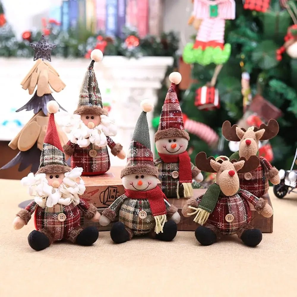 Figurine Père Noël Décorative Table – Poupée Noël Intérieur Tendance 2025, Cadeau Fêtes Nouvel An