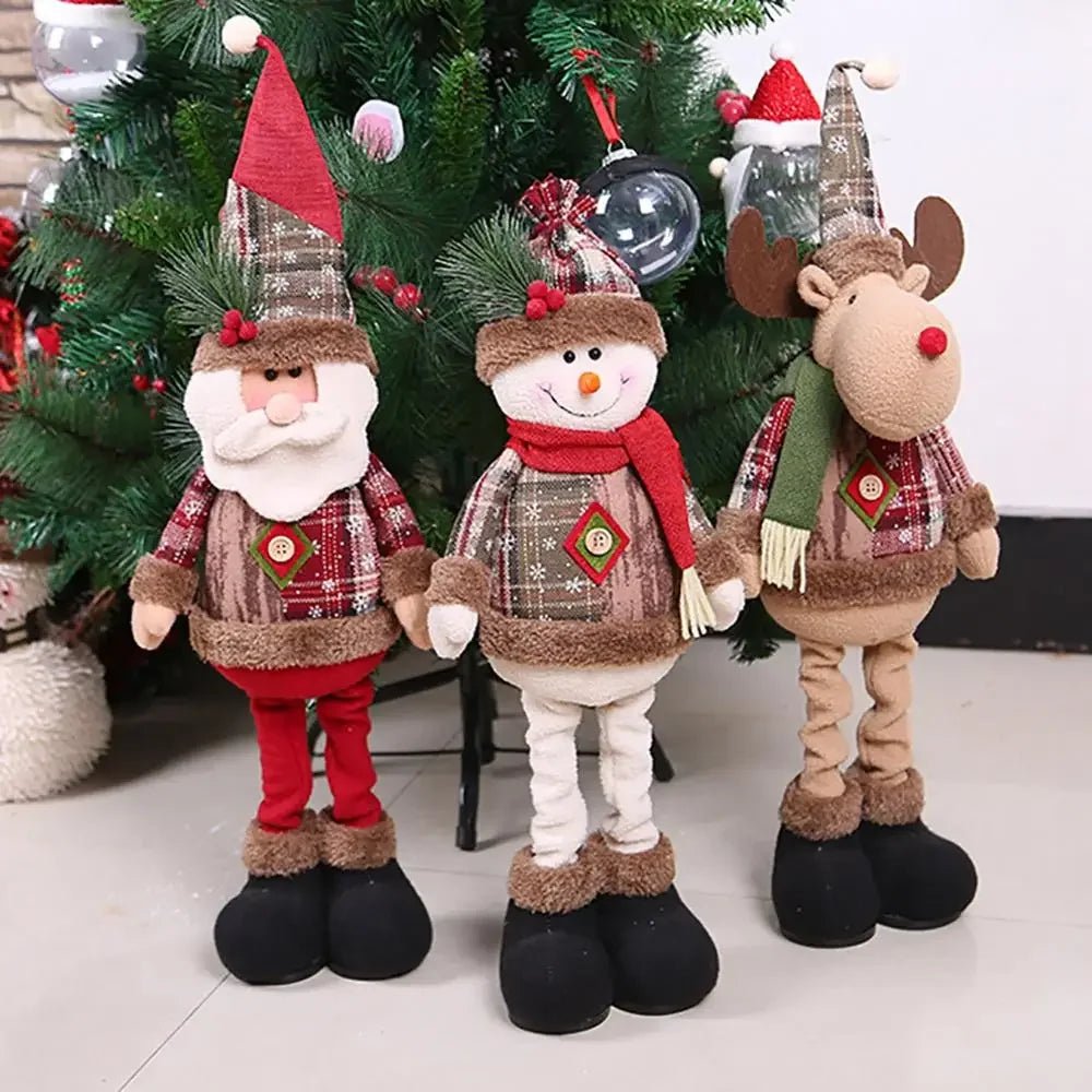Figurine Père Noël Décorative Table – Poupée Noël Intérieur Tendance 2025, Cadeau Fêtes Nouvel An