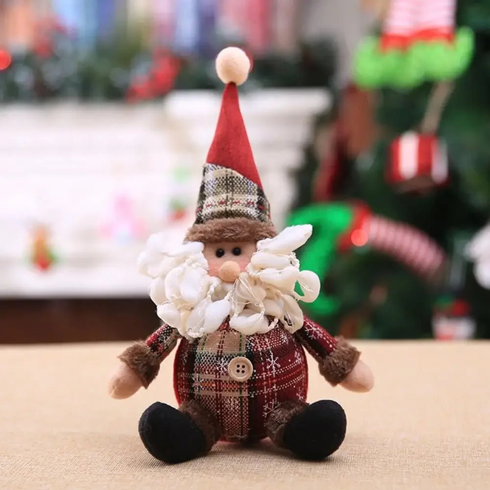 Figurine Père Noël Décorative Table – Poupée Noël Intérieur Tendance 2025, Cadeau Fêtes Nouvel An