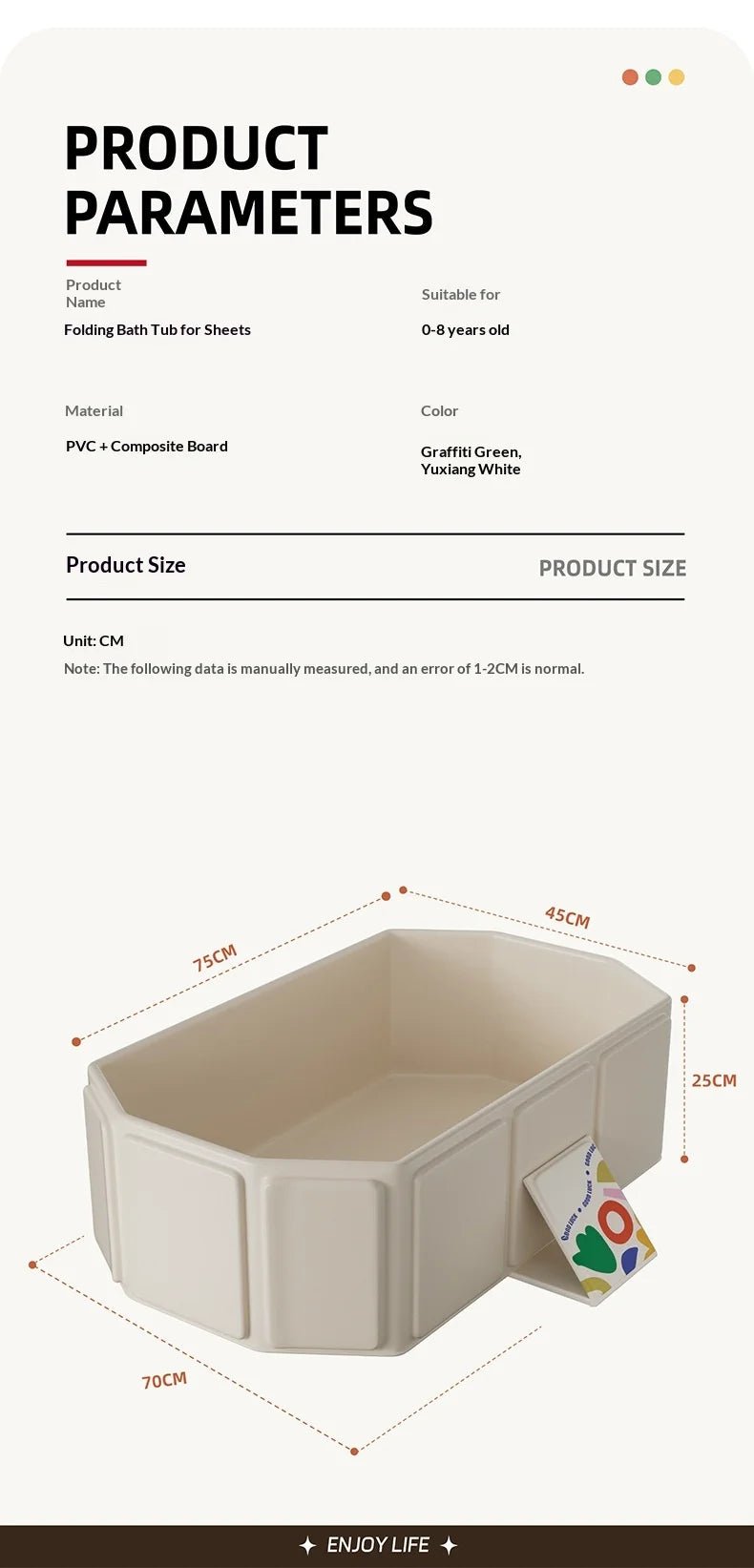 Grande Baignoire Bébé Pliable Tout-en-Un – Position Assise & Allongée, Garde au Chaud | 0-5 Ans