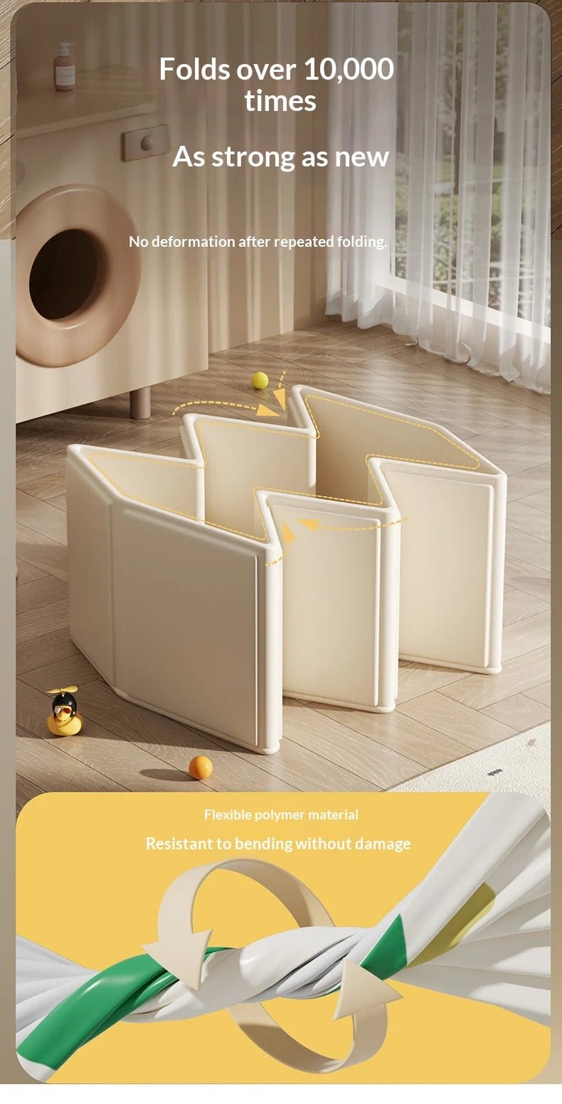 Grande Baignoire Bébé Pliable Tout-en-Un – Position Assise & Allongée, Garde au Chaud | 0-5 Ans