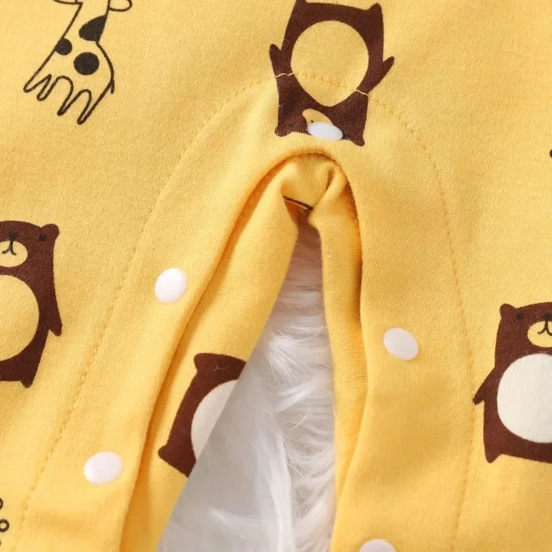 Grenouillère Bébé 100% Coton Manches Longues – Body Nouveau-Né Garçon & Fille 0-18 Mois Printemps Automne