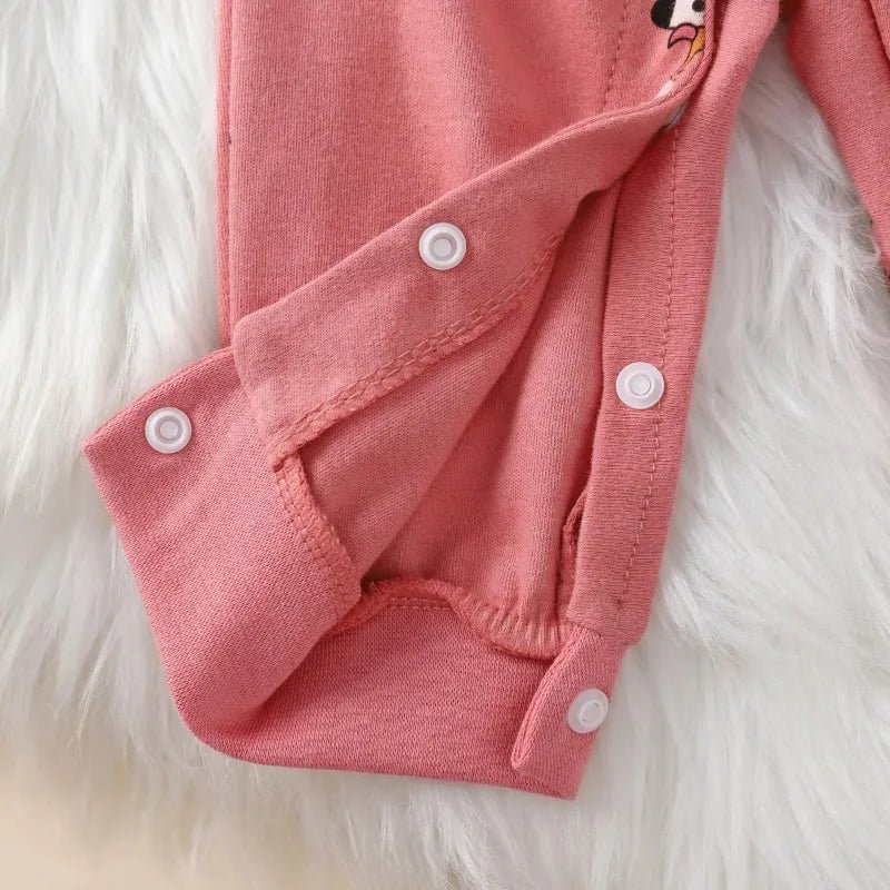 Grenouillère Bébé 100% Coton Manches Longues – Body Nouveau-Né Garçon & Fille 0-18 Mois Printemps Automne