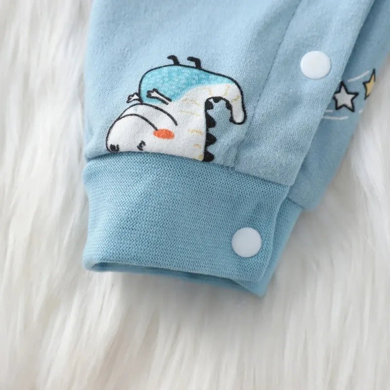 Grenouillère Bébé 100% Coton Manches Longues – Body Nouveau-Né Garçon & Fille 0-18 Mois Printemps Automne