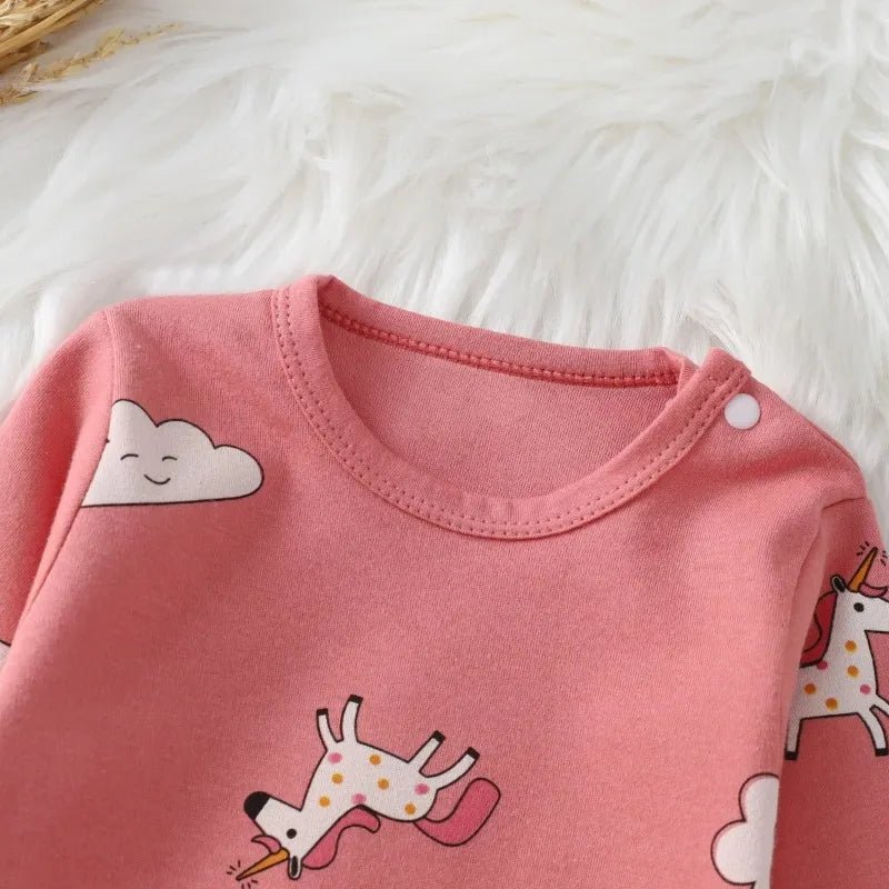 Grenouillère Bébé 100% Coton Manches Longues – Body Nouveau-Né Garçon & Fille 0-18 Mois Printemps Automne