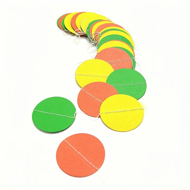 Guirlande Cercles Papier Pastel – Décoration Baby Shower, Anniversaire Enfant & Chambre Bébé