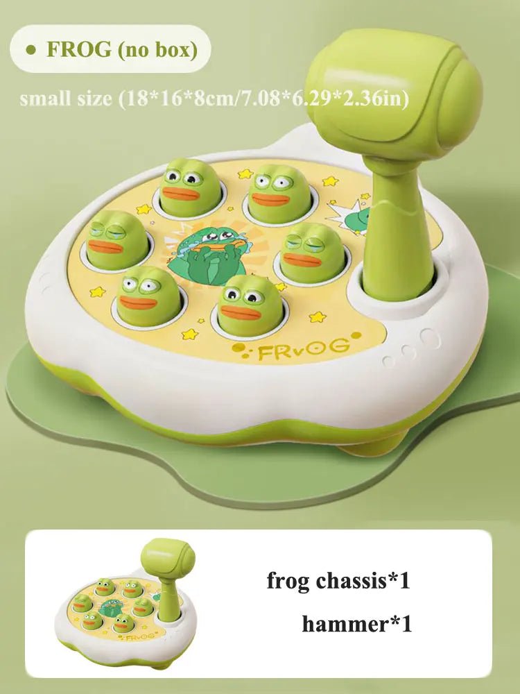 Jeu Marteau Bébé Montessori – Banc à Marteler Encastrement Canard Grenouille Cochon 12-24 Mois