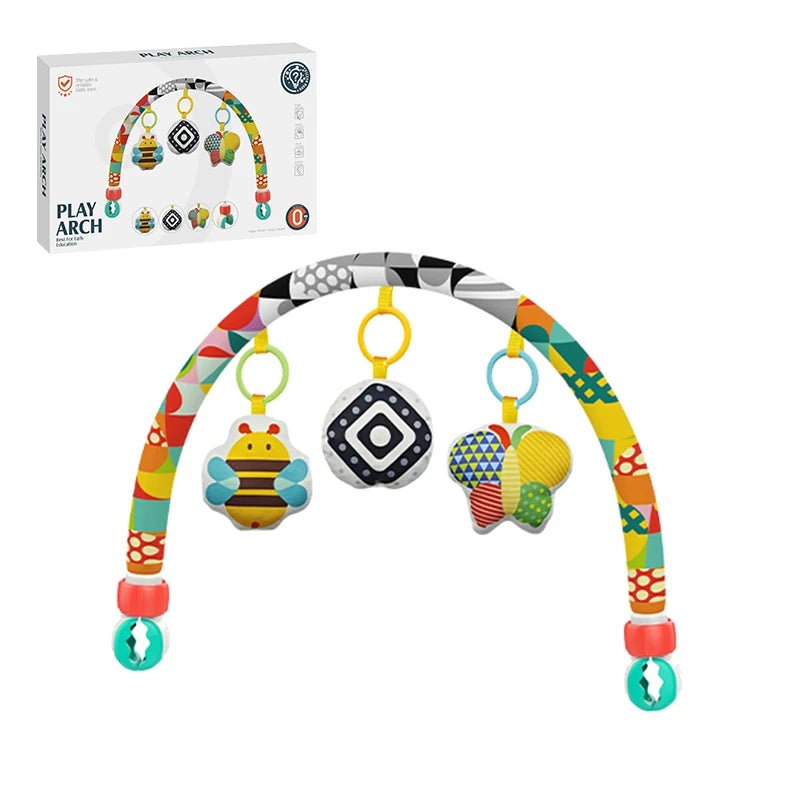 Baby Pram & Car Seat Hanging Toy – Sensory Awakening Activity Spiral