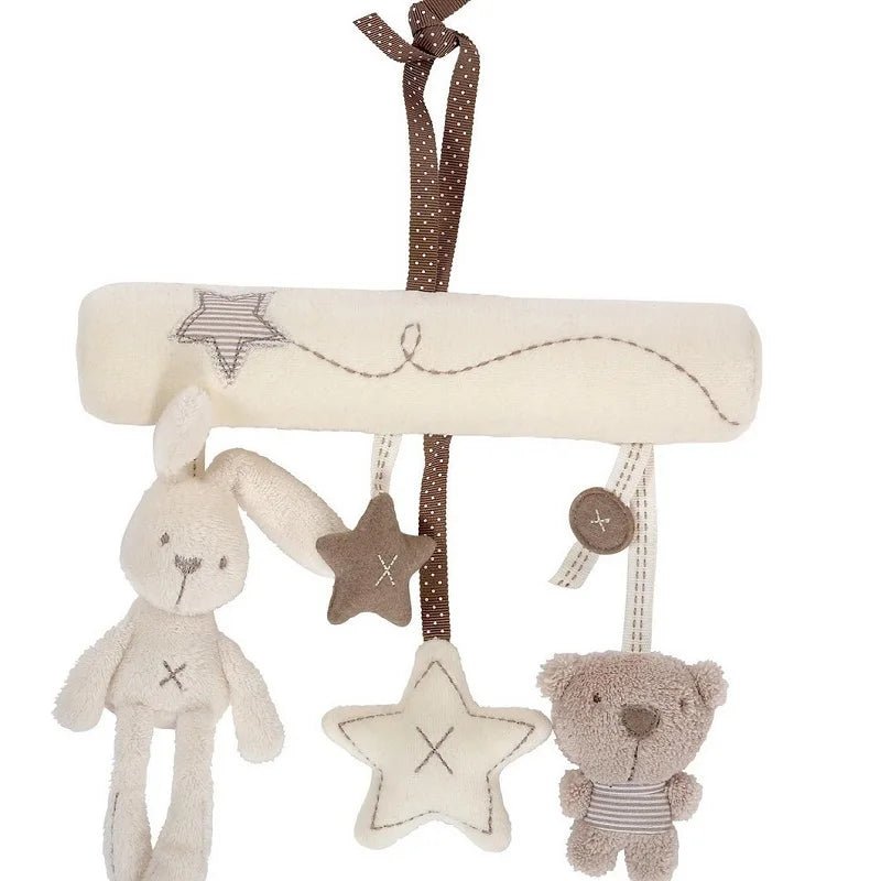 Jouet à suspendre bébé poussette — Mobile Musical Animal Hochet Sensoriel Lit & Arche | Naissance