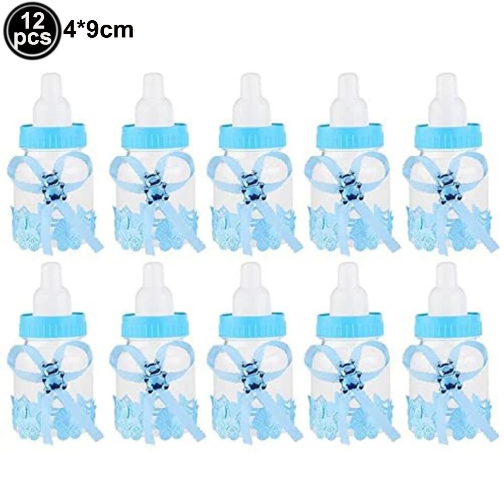 Kit Décoration Baby Shower Garçon Bleu – Bannière, Ballons, Guirlande & Cake Topper