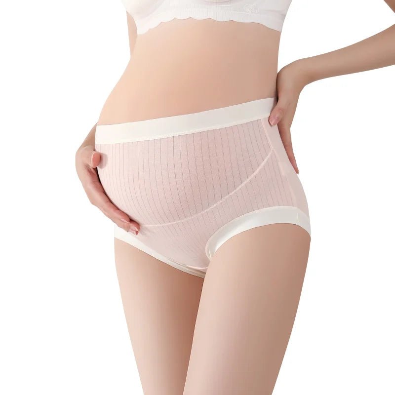 Lot de 3 Culottes Maternité Taille Haute — Coton & Élastane Respirant, Maintien Abdominal, M-XL