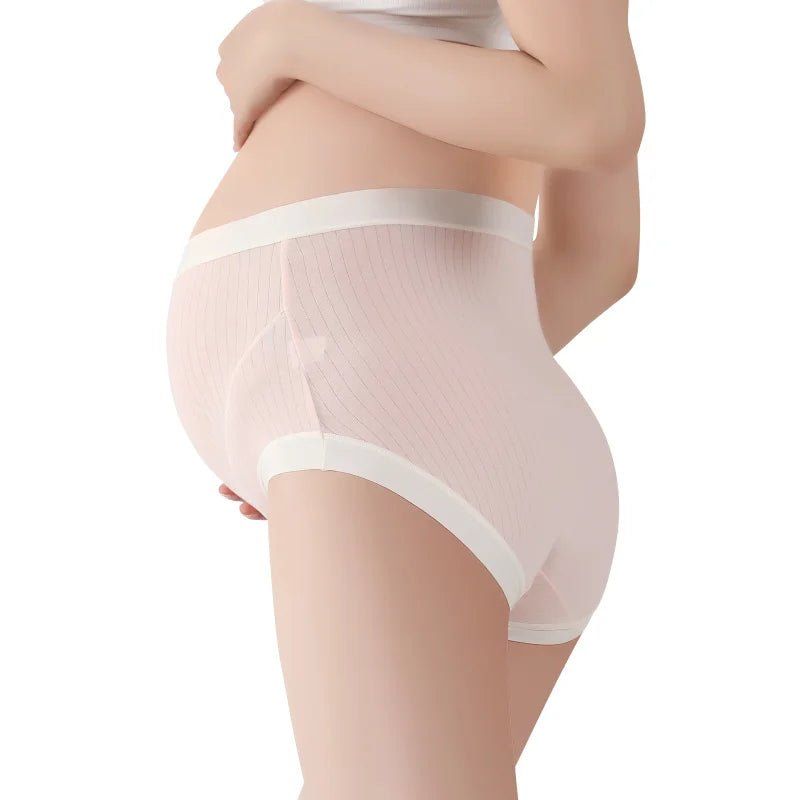 Lot de 3 Culottes Maternité Taille Haute — Coton & Élastane Respirant, Maintien Abdominal, M-XL