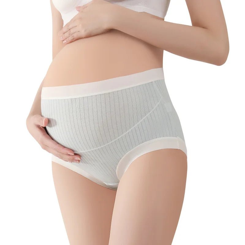 Lot de 3 Culottes Maternité Taille Haute — Coton & Élastane Respirant, Maintien Abdominal, M-XL