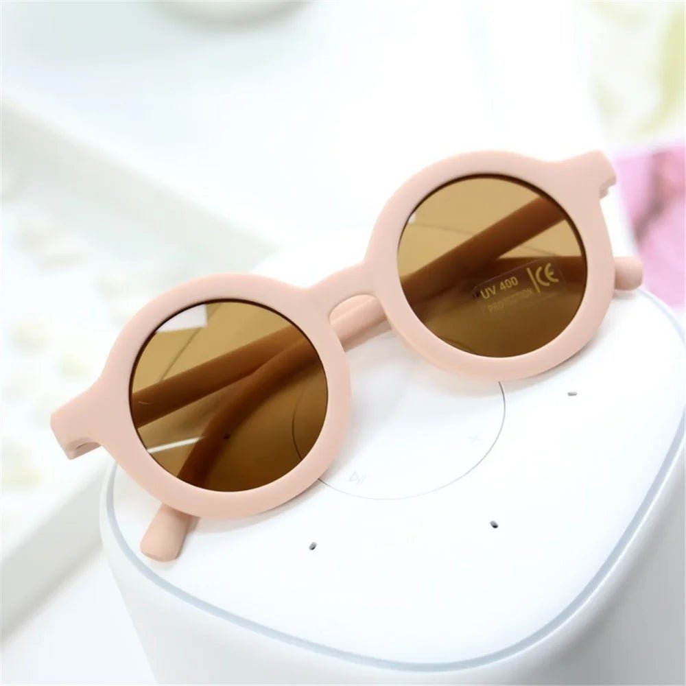 Lunettes de Soleil Bébé Enfant Tournesol – Incassables, Protection UV400, 0-4 Ans Fille Garçon