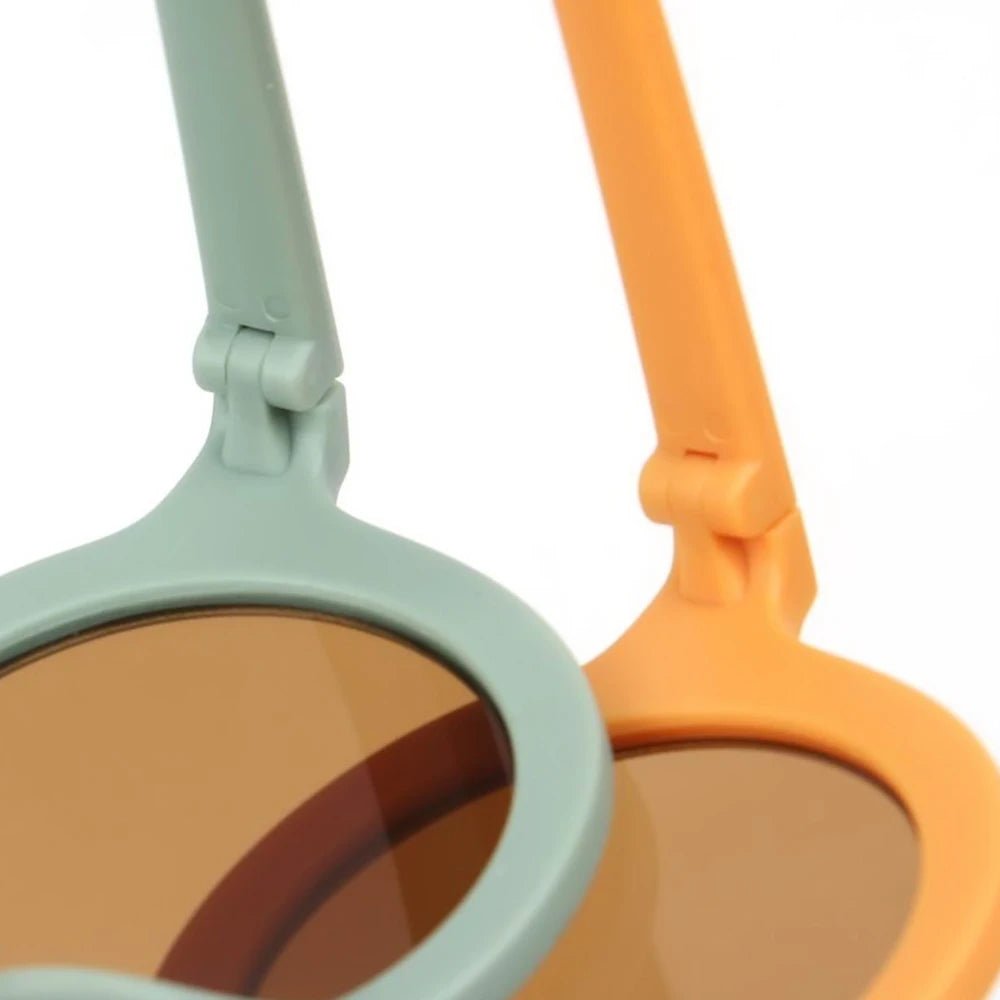 Lunettes de Soleil Bébé Enfant Tournesol – Incassables, Protection UV400, 0-4 Ans Fille Garçon